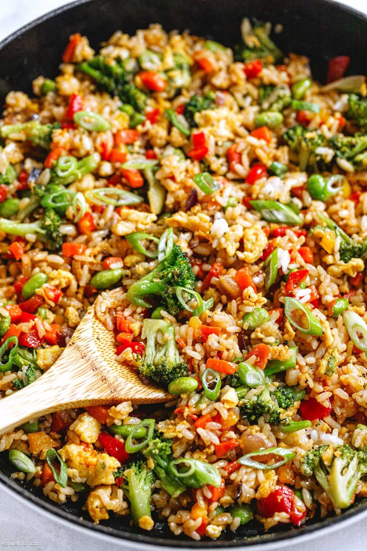 Vegetable Stir Fry with Rice 