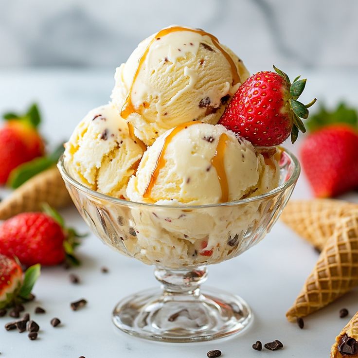 Vanilla Ice Cream Scoop