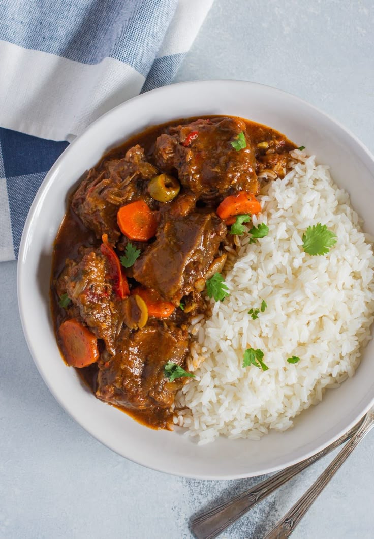 Beef Stew with Rice