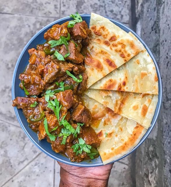 Goat Stew with Chapati 