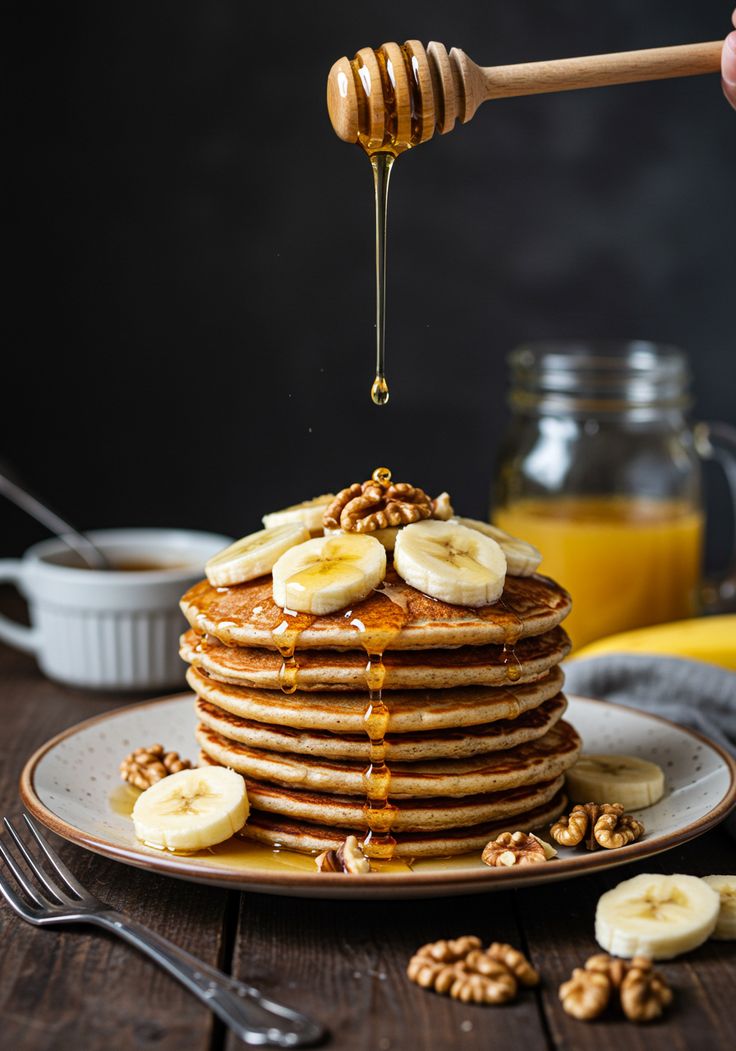 Pancakes With Honey