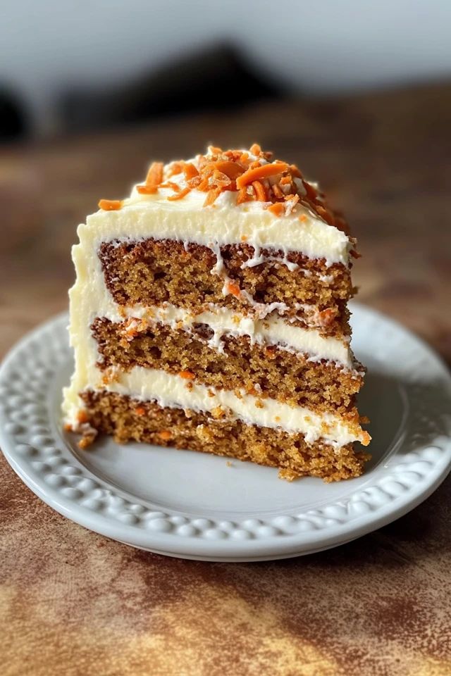 Carrot Cake Slice 
