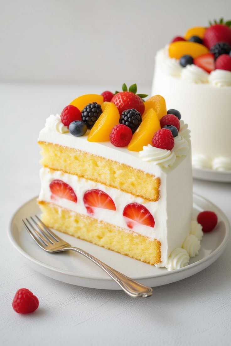 Fruit Cake Slice 