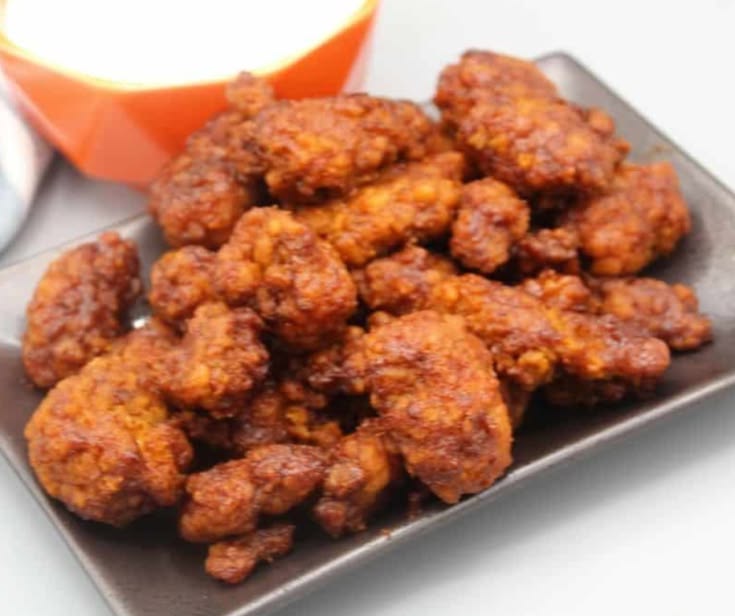 Barbecue chicken strips