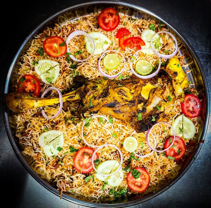 Mutton Mandi with Rice 