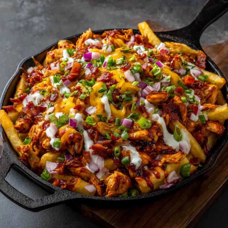 Cripsy Chicken Loaded Fries