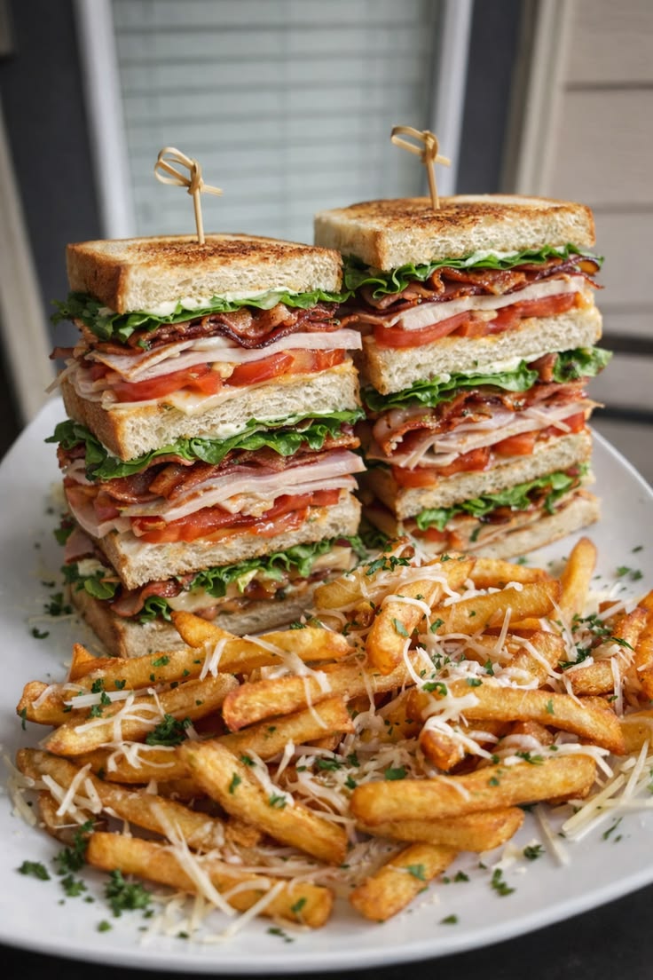 Club Sandwich + Fries