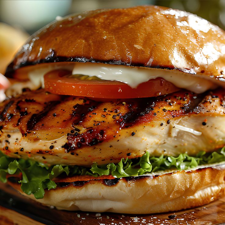 Grilled Chicken Burger
