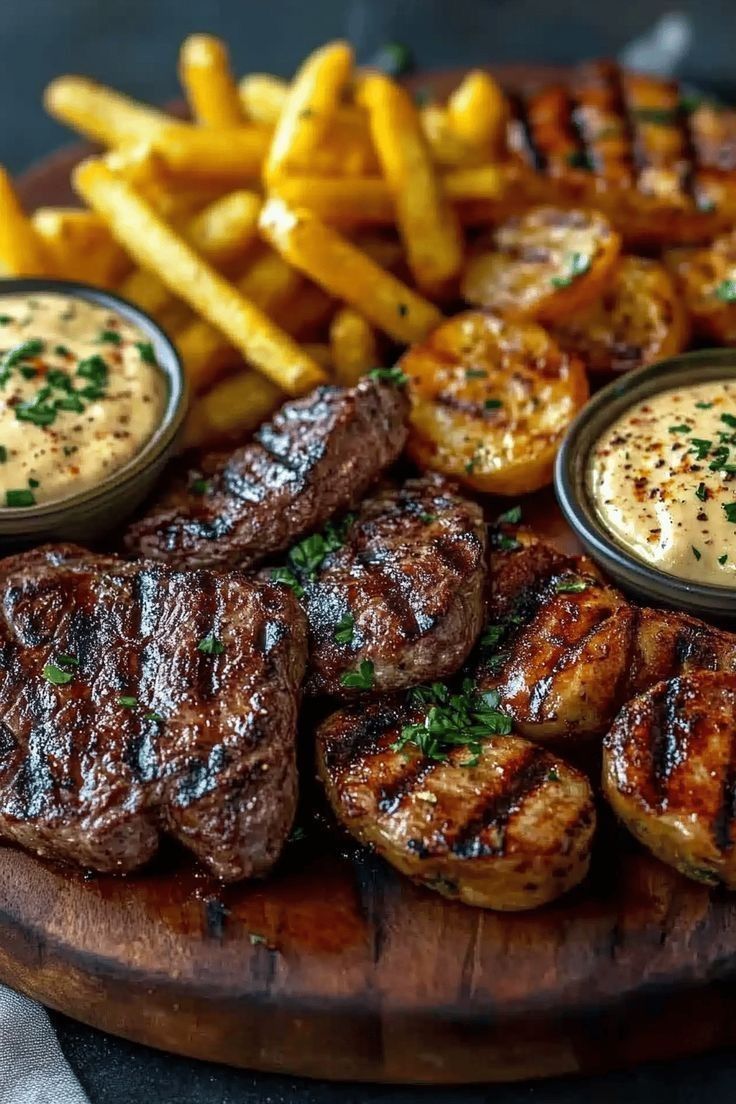 Charcoal Grilled + Chips