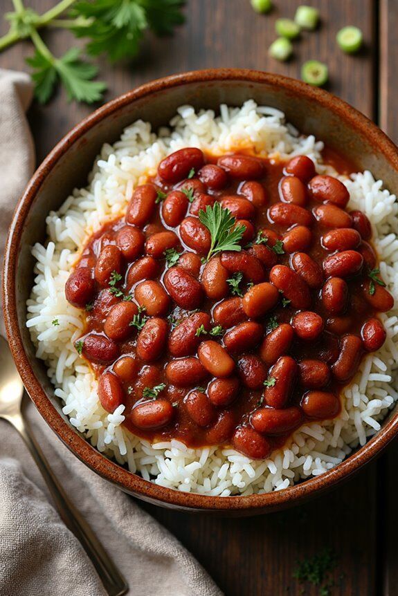 Beans rice