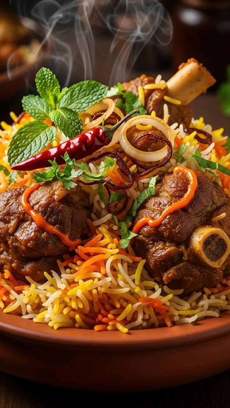 Rice Mutton