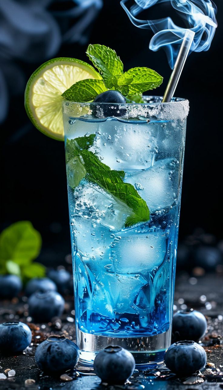 Blueberry mojito