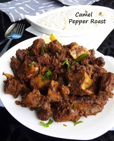 Camel steak (busteki)