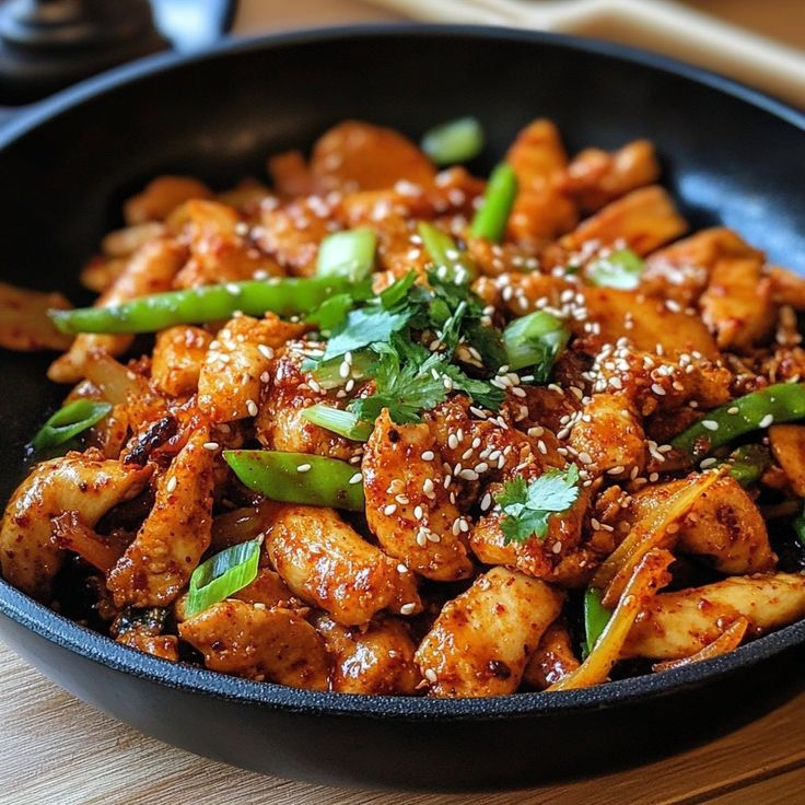 Sizziling|Chicken|Camel Chicken Stirfry